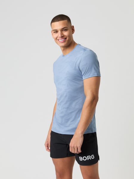 Björn Borg Borg Performance T-shirt Blå, L