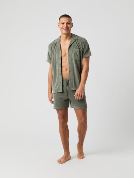 Björn Borg Borg Toweling Pool Shorts Grøn, S