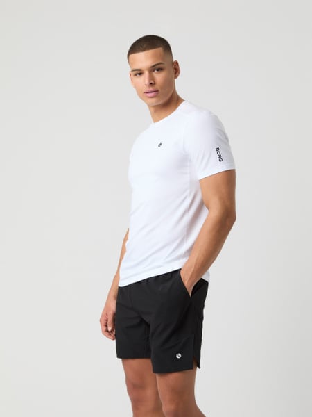 Björn Borg Ace Mesh Panel T-shirt Hvid, XL