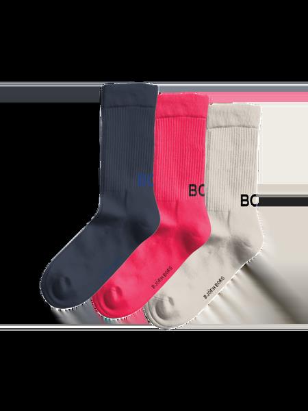 Björn Borg Core Polyamide Crew Socks 3-pack Multi, 41-45