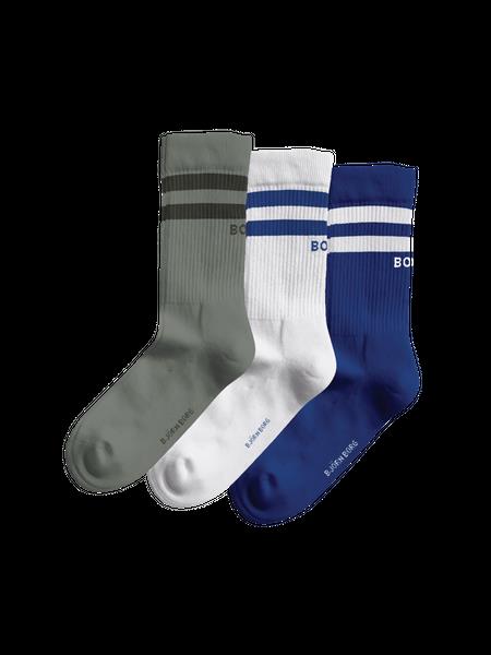 Björn Borg Core Crew Socks 3-pack Hvid, 36-40