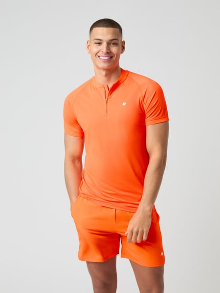 Björn Borg Ace Zip Polo Shirt Orange, XL