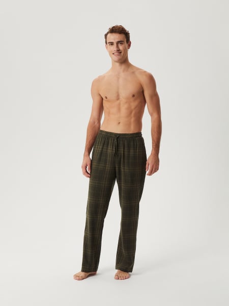 Björn Borg Core Soft Flannel Pyjama Pants Grøn, M