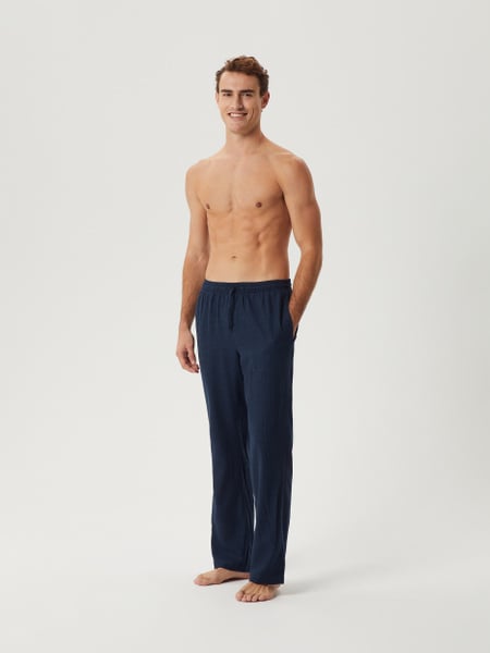 Björn Borg Core Soft Flannel Pyjama Pants Blå, S
