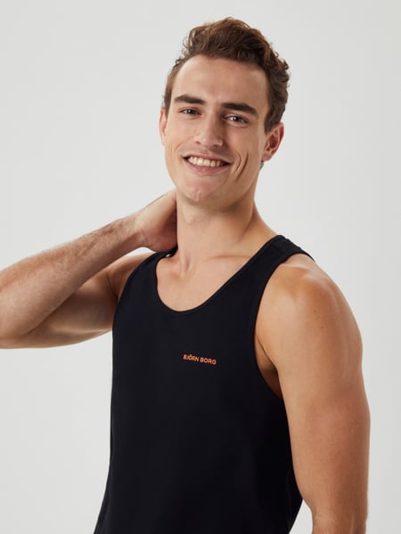 Björn Borg Borg Gym Rib Tank Sort, L