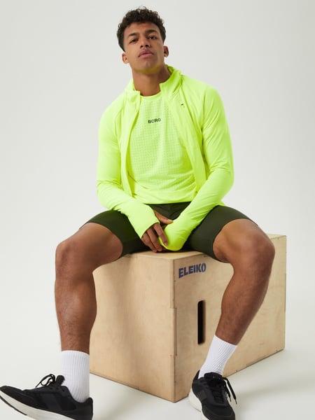 Björn Borg Borg Running Mid Layer Hood Gul, M
