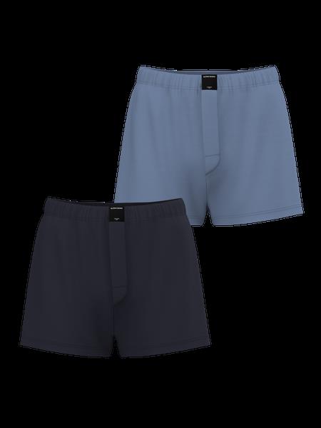 Björn Borg Cotton Stretch Woven Boxer Shorts 2-pack Blå, XS