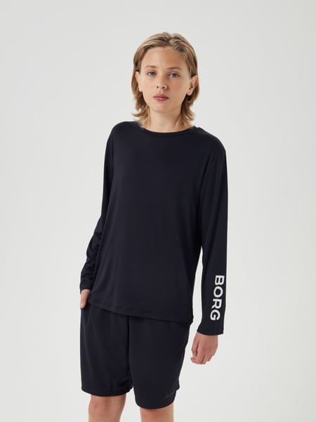 Björn Borg Borg Long Sleeve T-shirt Sort, 134-140