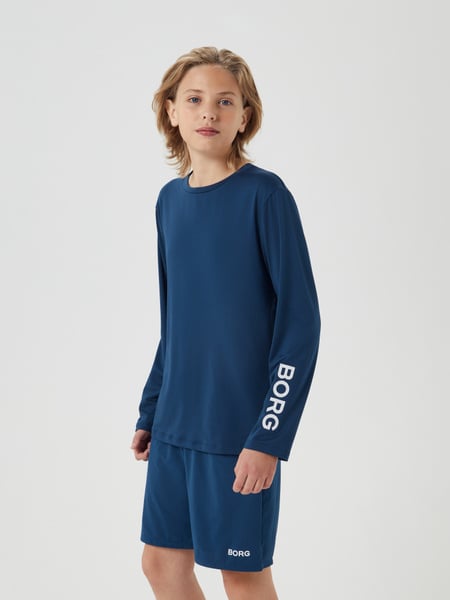 Björn Borg Borg Long Sleeve T-shirt Blå, 146-152