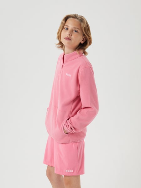 Björn Borg Borg Half Zip Fleece Pink, 134-140