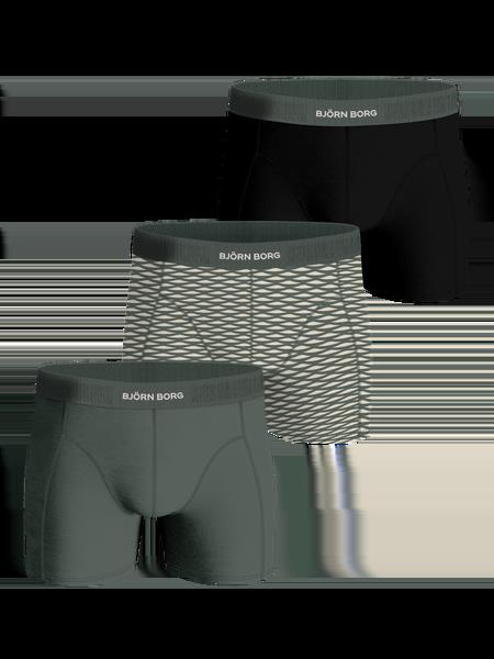 Björn Borg Premium Cotton Stretch Boxer 3-pack Multi, XL