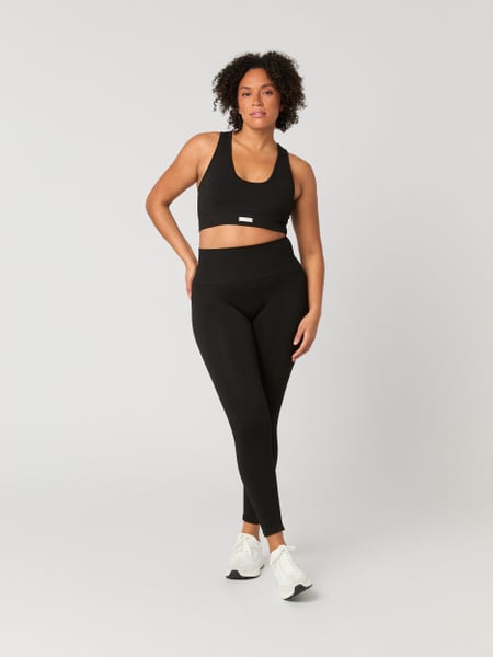 Björn Borg Studio Seamless Rib Tights Sort, L