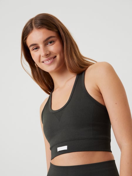 Björn Borg Performance Low Seamless Bra Grøn, LXL
