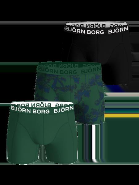 Björn Borg Cotton Stretch Boxers 3-pack Sort, 134-140