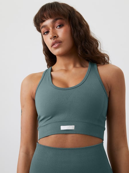Björn Borg Studio Low Seamless Bra Grøn, LXL