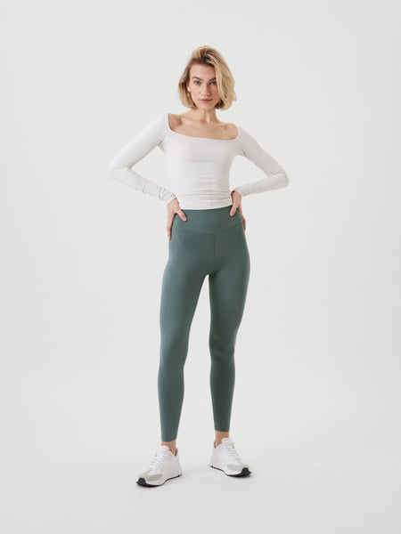 Björn Borg Studio High Waist Comfort Tights Grøn, L