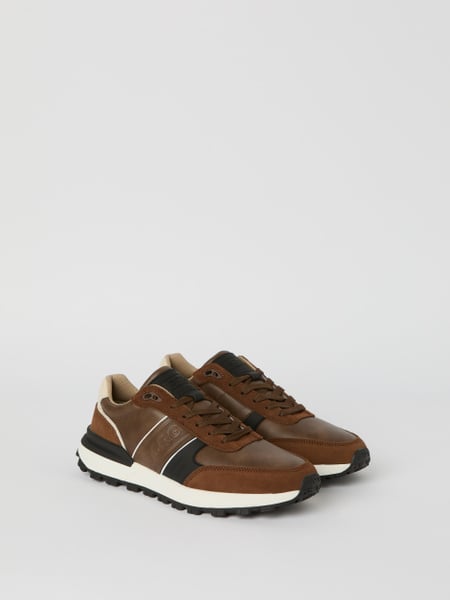 Björn Borg Men's Sneakers R2405 Runner Low Brun, 43