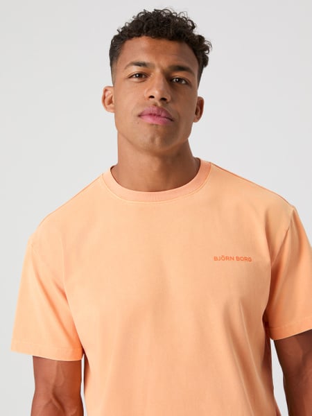 Björn Borg Borg Oversized Washed T-shirt Orange, XL
