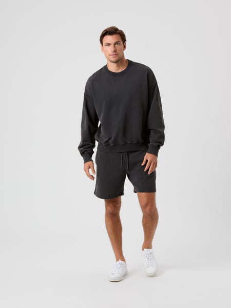 Björn Borg Borg Oversized Washed Sweatshorts Sort, M
