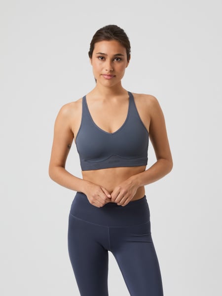 Björn Borg Borg Mid V Support Sports Bra Grå, S