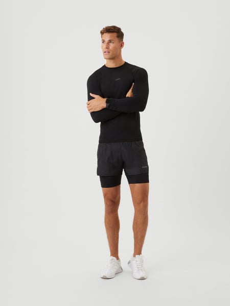 Björn Borg Borg Running Shorts 2-1 Sort, XL