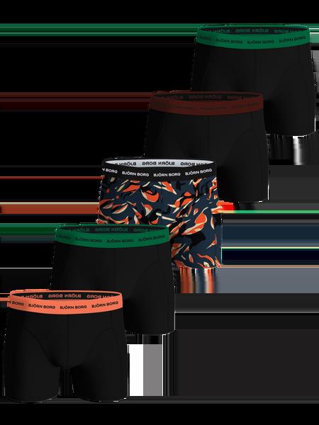 Björn Borg Cotton Stretch Boxer 5-pack Sort, M