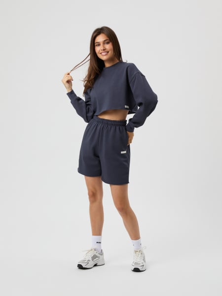 Björn Borg Studio Oversized Sweatshorts Grå, XL