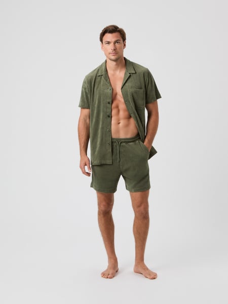 Björn Borg Borg Toweling Pool Shorts Grøn, XL