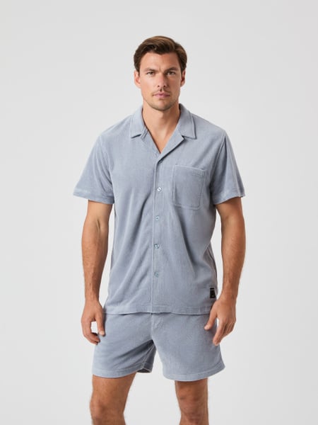 Björn Borg Borg Toweling Pool Shirt Grå, M