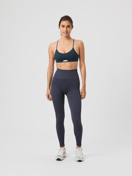 Björn Borg Studio Seamless Ribbed Tights Grå, XL