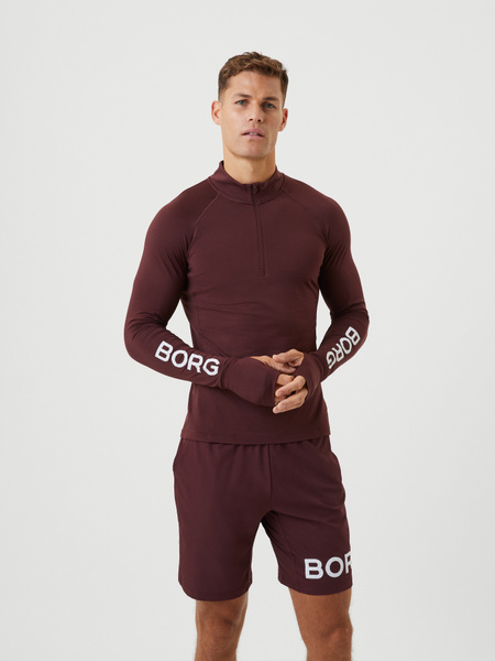 Björn Borg Borg Midlayer Half Zip Brun, M