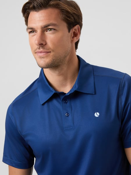 Björn Borg Ace Mesh Panel Polo Shirt Blå, S