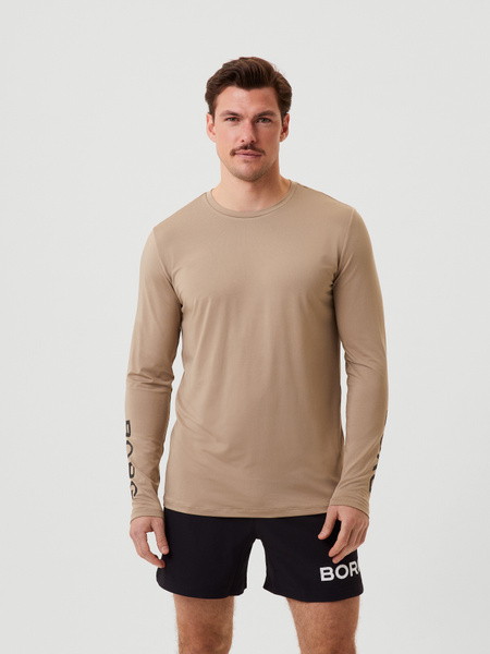 Björn Borg Borg Long Sleeve T-shirt Beige, M