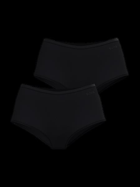 Björn Borg Soft Touch Highwaist Briefs 2-pack Sort, M