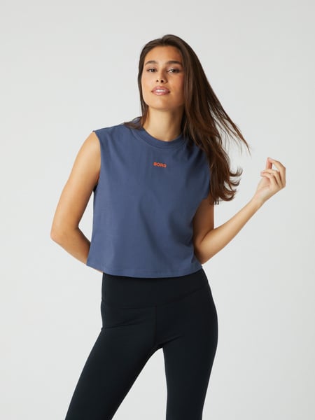 Björn Borg Borg Cropped Tank Blå, L
