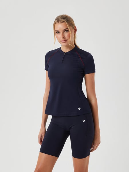 Björn Borg Ace Zip Polo Marineblå, XS