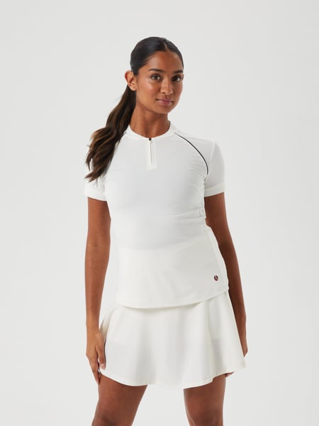 Björn Borg Ace Zip Polo Hvid, XL
