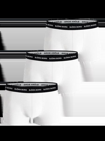 Björn Borg Cotton Stretch Trunk 3-pack Hvid, XS