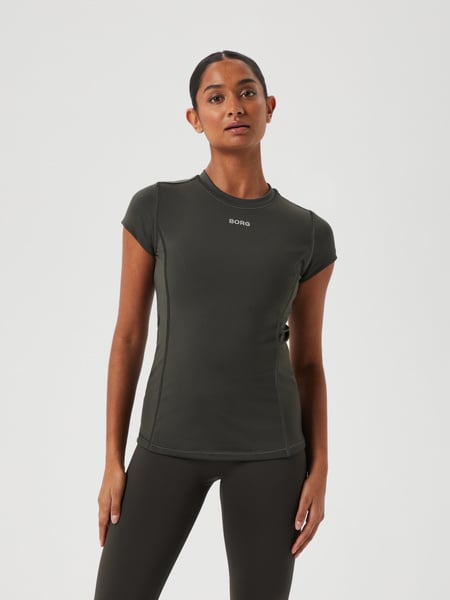 Björn Borg Borg Reform Slim T-shirt Grøn, XS