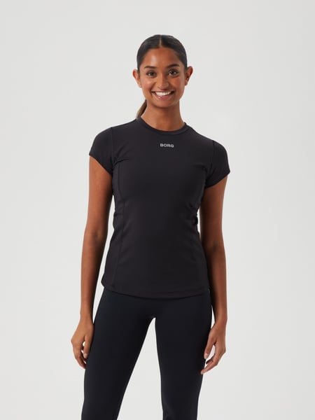 Björn Borg Borg Reform Slim T-shirt Sort, XS