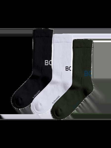 Björn Borg Core Crew Polyamide Socks 3-pack Multi, 36-40