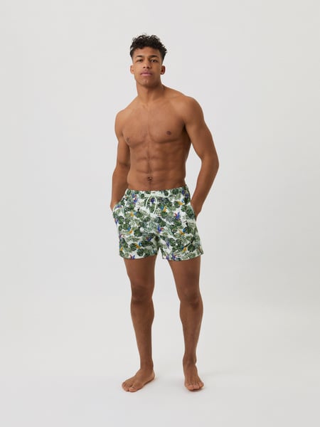 Björn Borg Borg Print Swim Shorts Grøn, M
