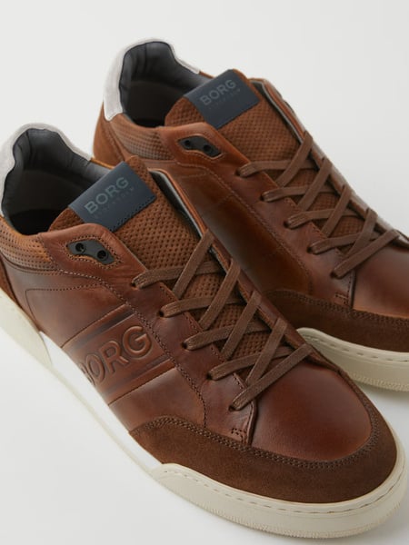 Björn Borg Men's Leather Sneaker Sl200 Brun, 46