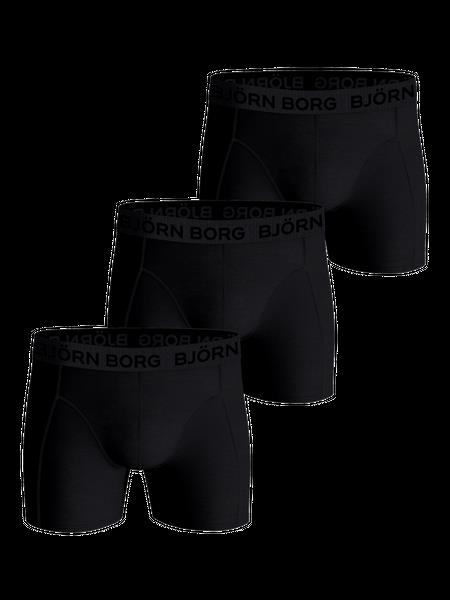 Björn Borg Cotton Stretch Boxer 3-pack Sort, S