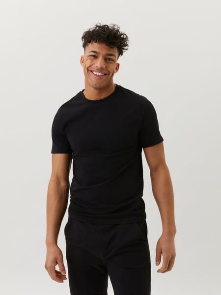 Björn Borg Core Slim T-shirt 2-pack Sort, S