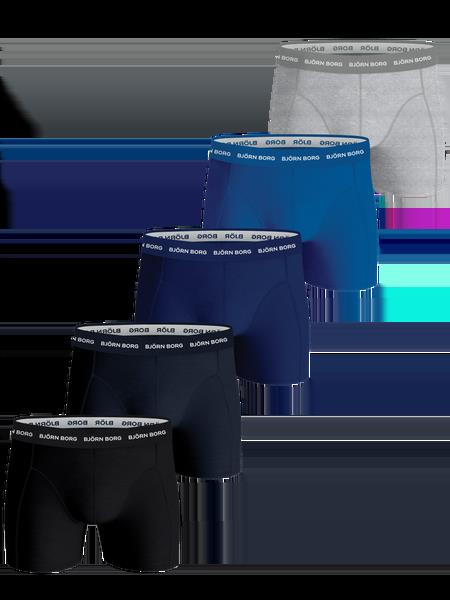 Björn Borg Cotton Stretch Boxer 5-pack Sort, XS