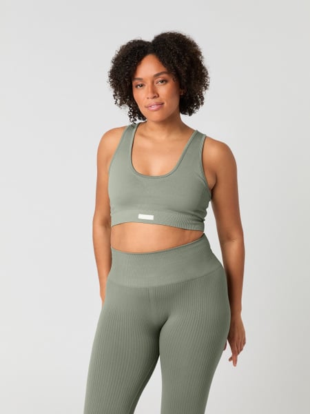 Björn Borg Studio Low Seamless Bra Grøn, SM