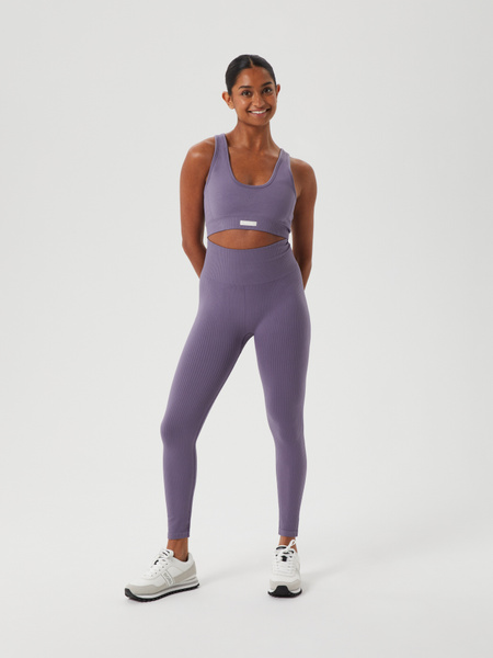 Björn Borg Studio Seamless Rib Tights Lilla, M
