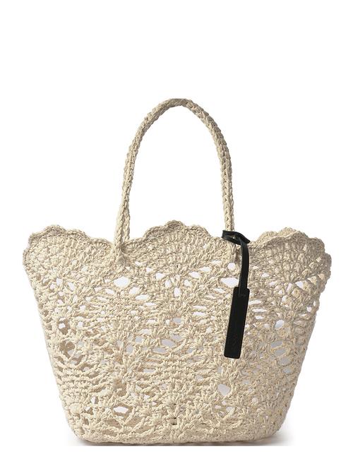 Daisy Crochet Basket White Ceannis Cream