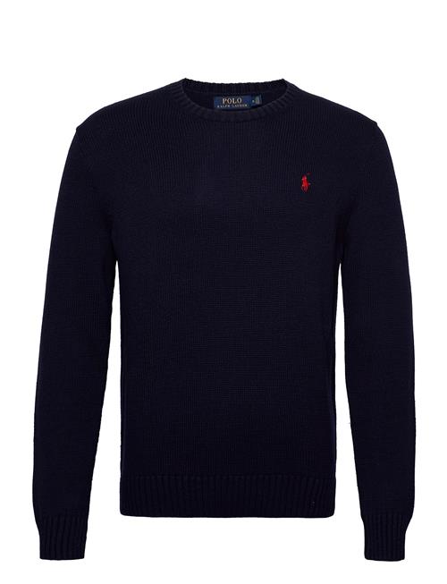 Se Cotton Crewneck Sweater Polo Ralph Lauren Navy ved Booztlet